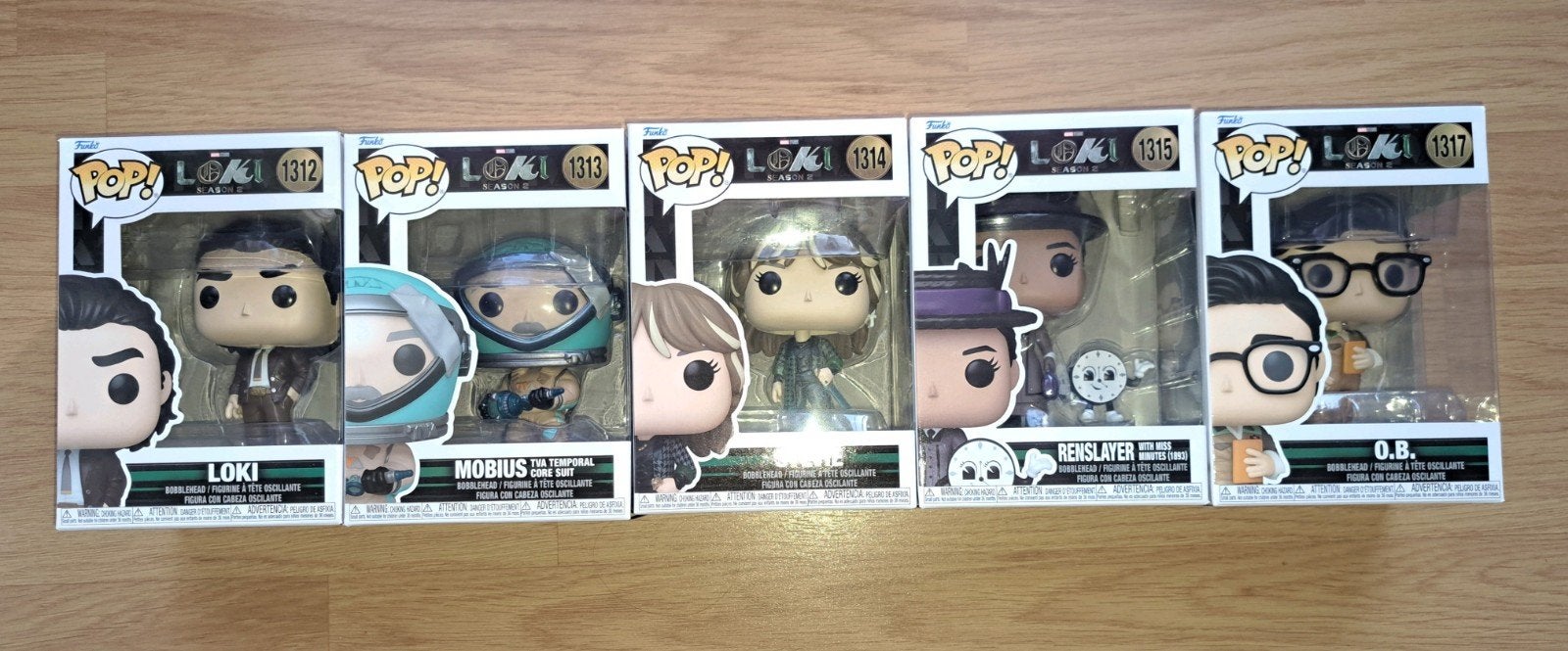 Funko Pop! Loki Seizoen 2 (5 stuks) - Nieuw in doos, Ophalen of Verzenden, Nieuw