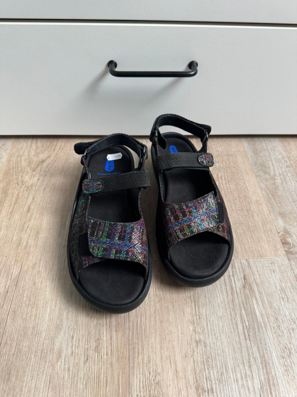 Wolky sandalen, Zwart, Nieuw, Sandalen of Muiltjes, Ophalen of Verzenden