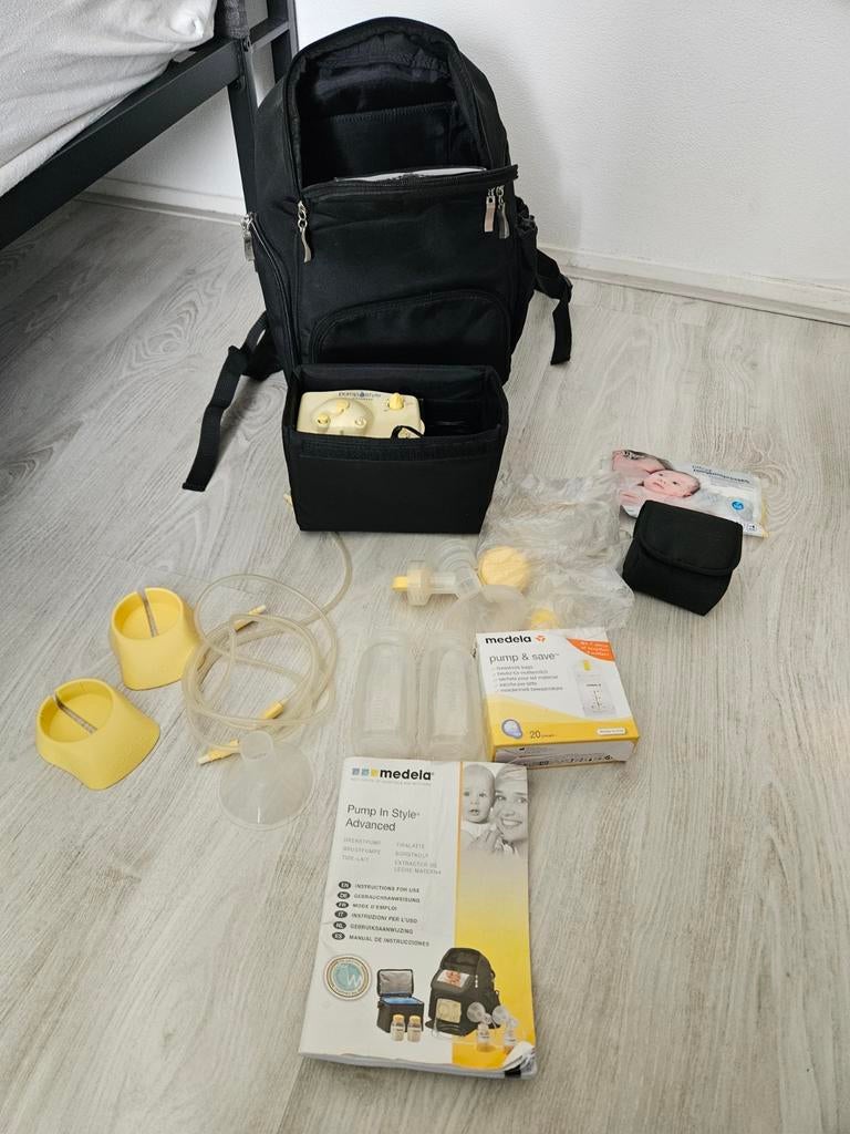 Medela Pump in Style Advanced borstkolf met rugzak, Ophalen, Gebruikt