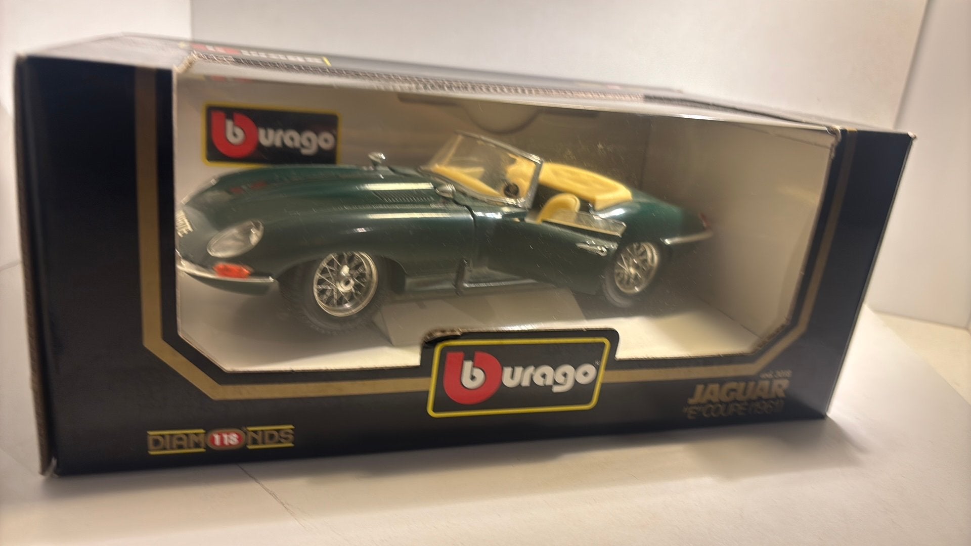 Jaguar type e bburago 1.18, Ophalen of Verzenden, Bburago, A, A