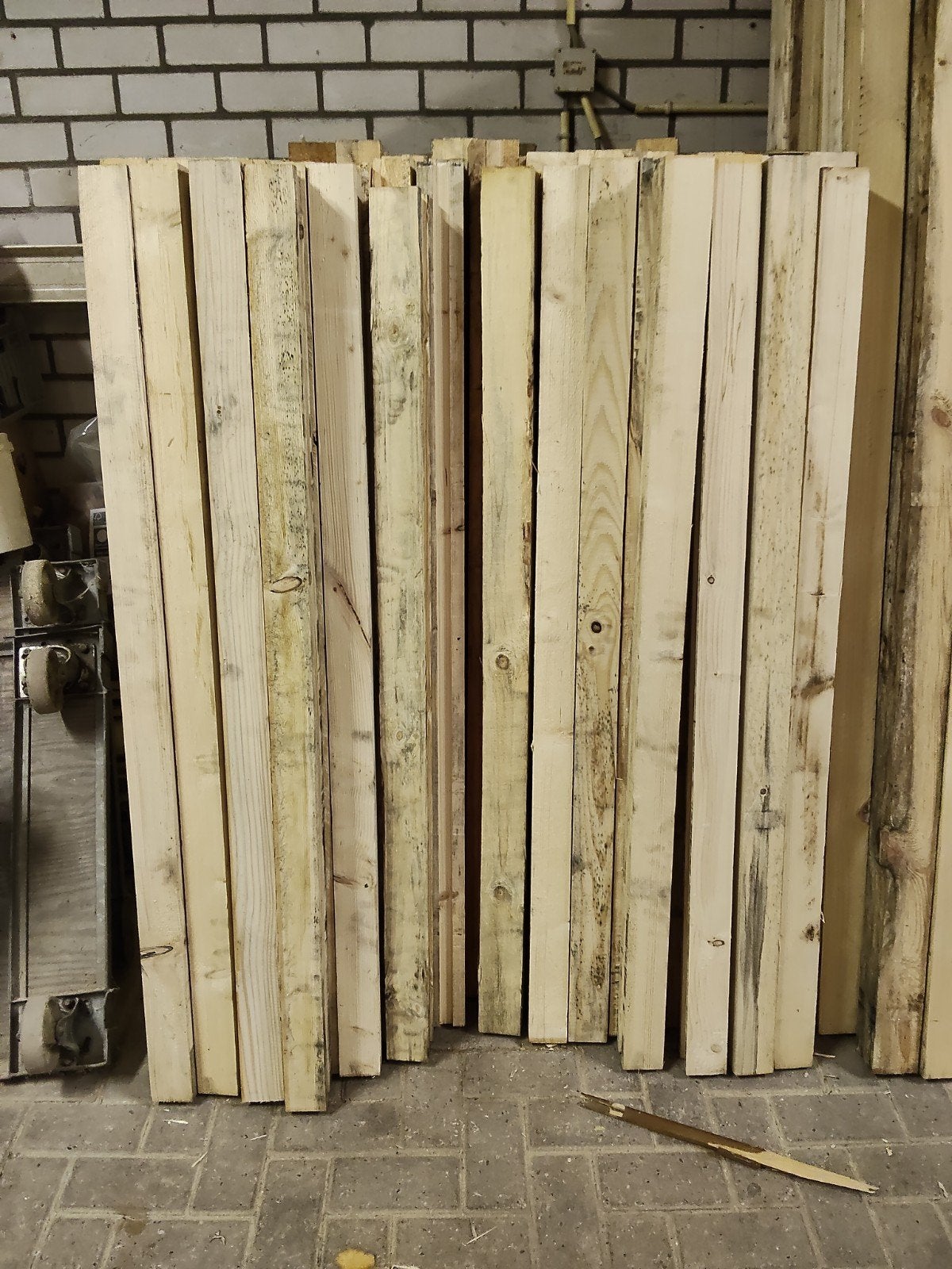 houten balken verschillende lengtes, Tuin en Terras, Schuttingen, Ophalen, Hout, Minder dan 3 meter