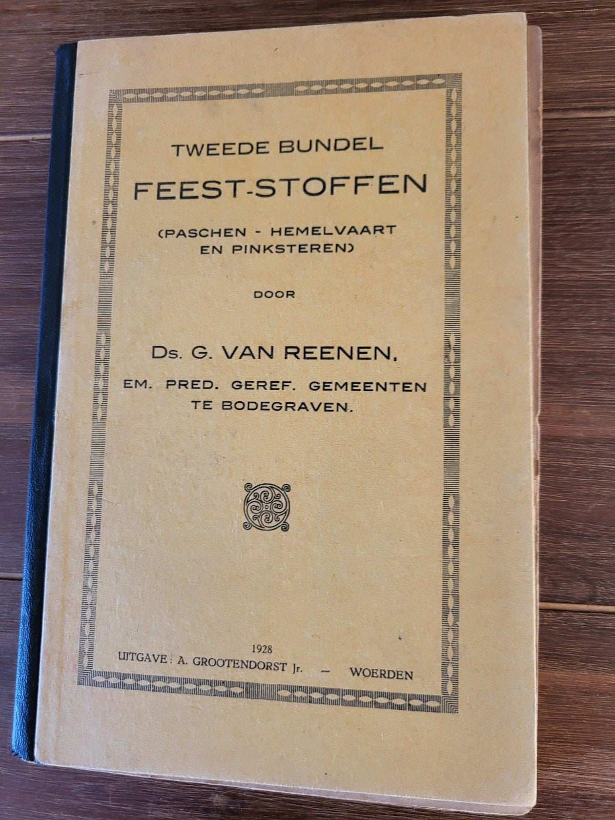 Ds G van Reenen tweede bundel feeststoffen, Ophalen of Verzenden, Gelezen, Christendom | Protestants