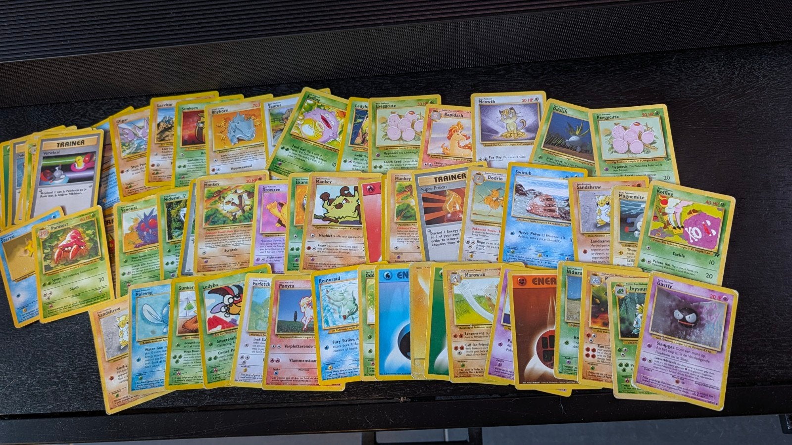 Vintage Pokémon kaarten: Base, Jungle & Neo sets, Ophalen of Verzenden, Gebruikt, Meerdere kaarten