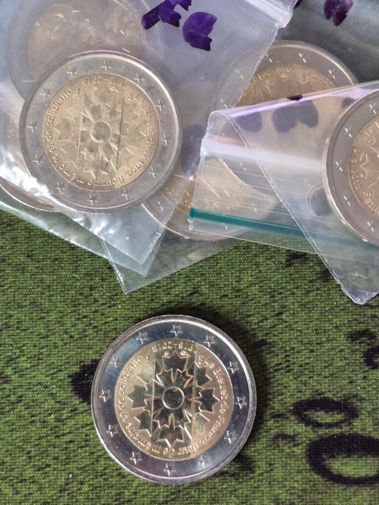 Frankrijk 2 euromunt 2018 Korenbloem UNC, Postzegels en Munten, Munten | Europa | Euromunten, Ophalen of Verzenden, Frankrijk