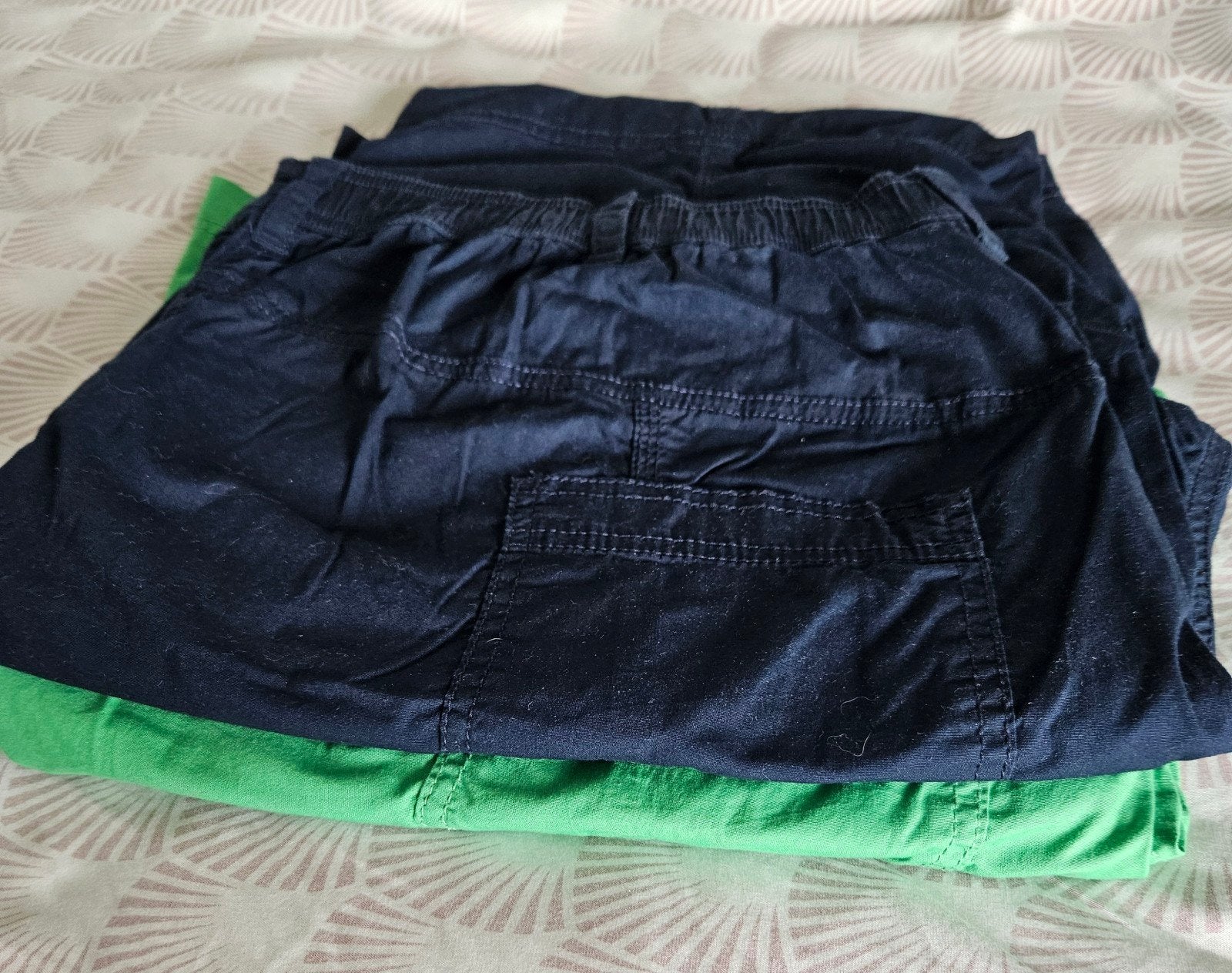 laatste kans! 2 korte broeken mt.50, Blauw, Ulla Popken, Ophalen of Verzenden, Zo goed als nieuw