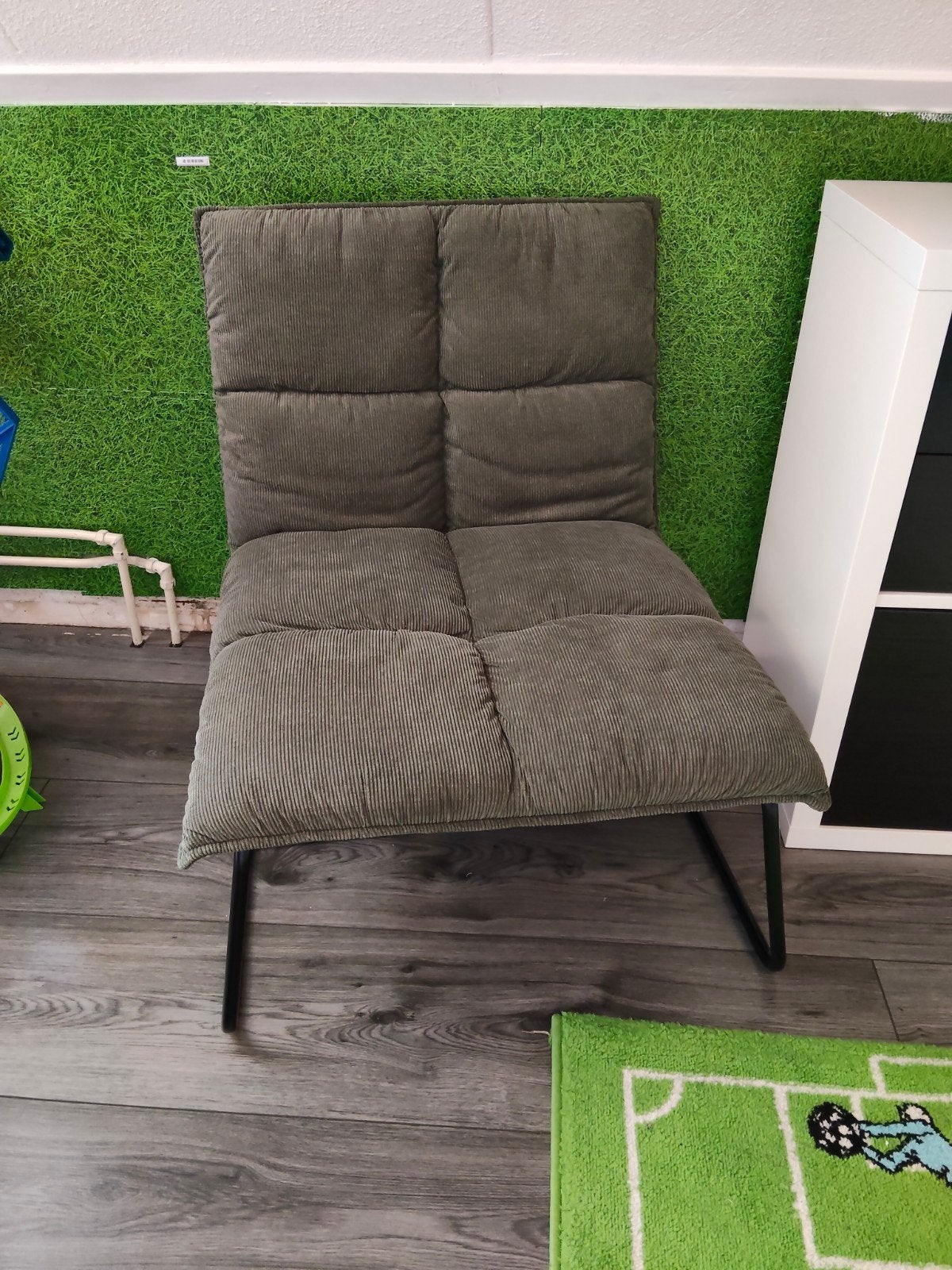 stoel fauteuil groen, Ophalen, Zo goed als nieuw, 50 tot 75 cm