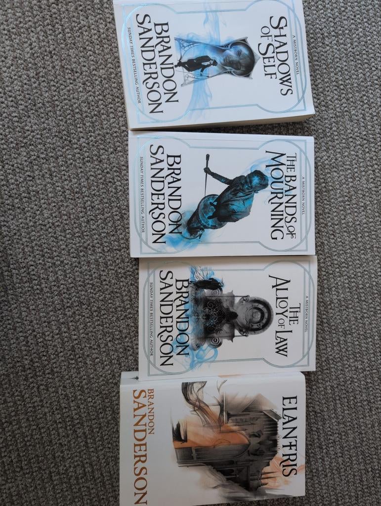 Boeken van Brandon Sanderson - in english, Ophalen of Verzenden, Speelkaart(en)