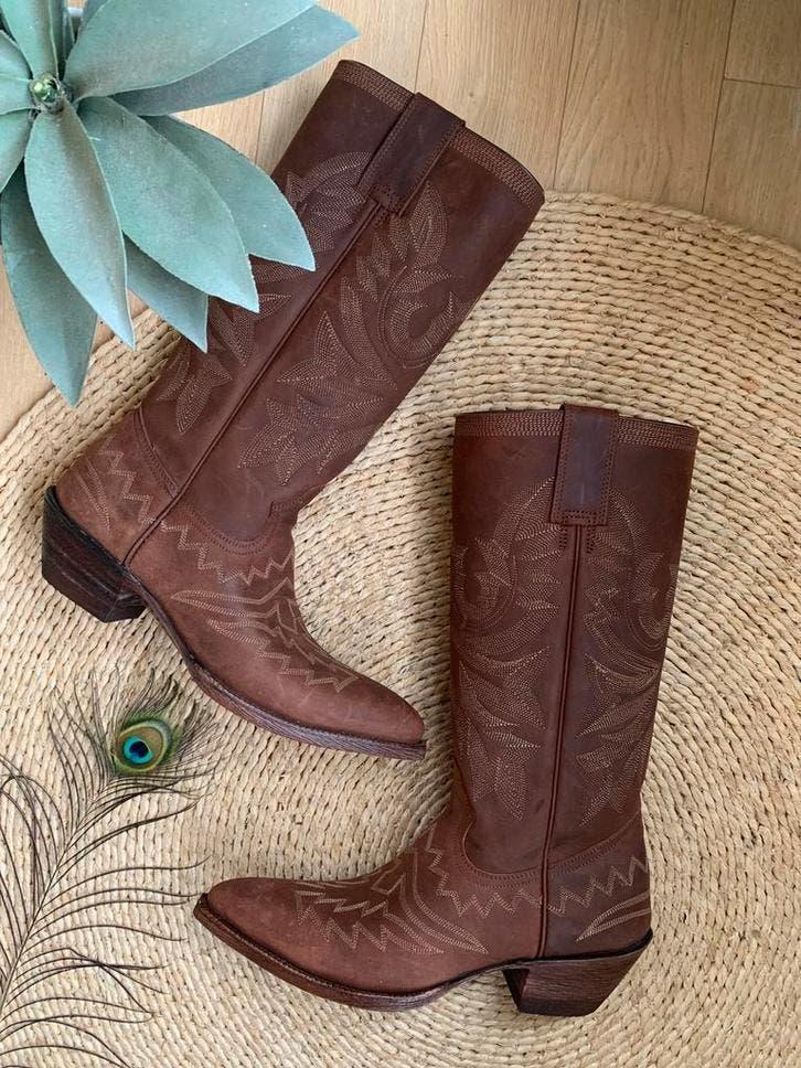 Montana cowboylaarzen 38 western boots laarzen, Kleding | Dames, Hoge laarzen, -, Nieuw, Ophalen of Verzenden