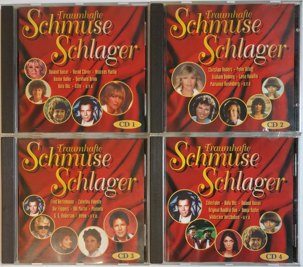 Box-set 4 CDs Traumhafte Schmuse Schlager ('98 Ariola), Ophalen of Verzenden, Zo goed als nieuw, Boxset