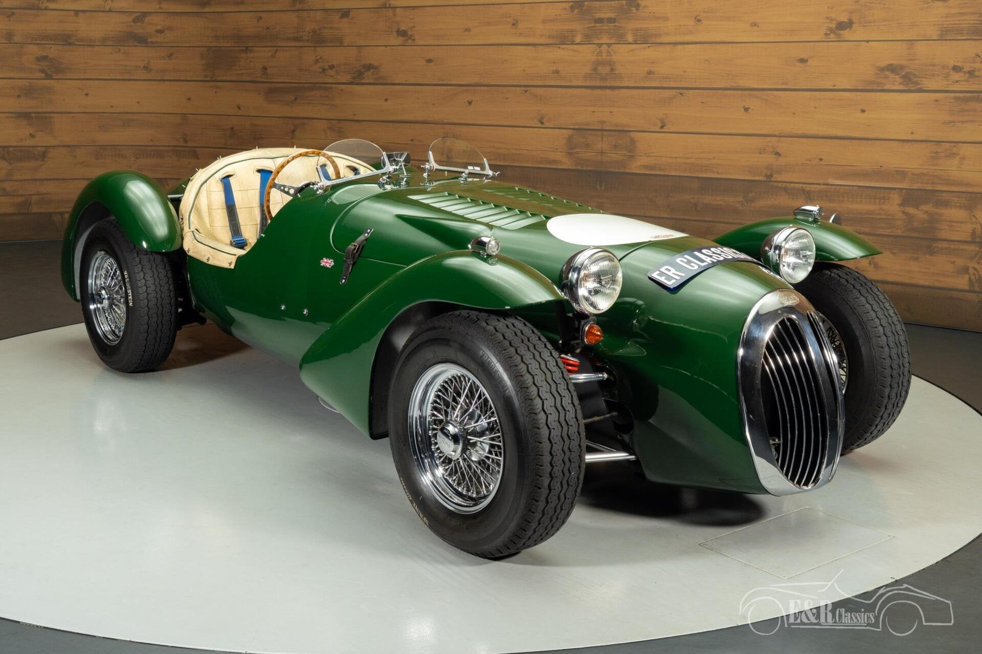 Jaguar Kougar Sports MK2 Cabriolet | 1964, Auto's, Achterwielaandrijving, Beige, Leder, Bedrijf
