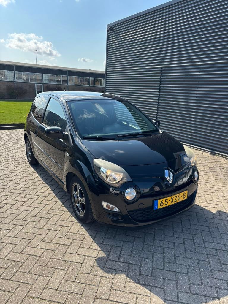 RENAULT TWINGO 1.2 55KW E3 2012 Zwart, Auto's, Voorwielaandrijving, 839 kg, 74 pk, Zwart