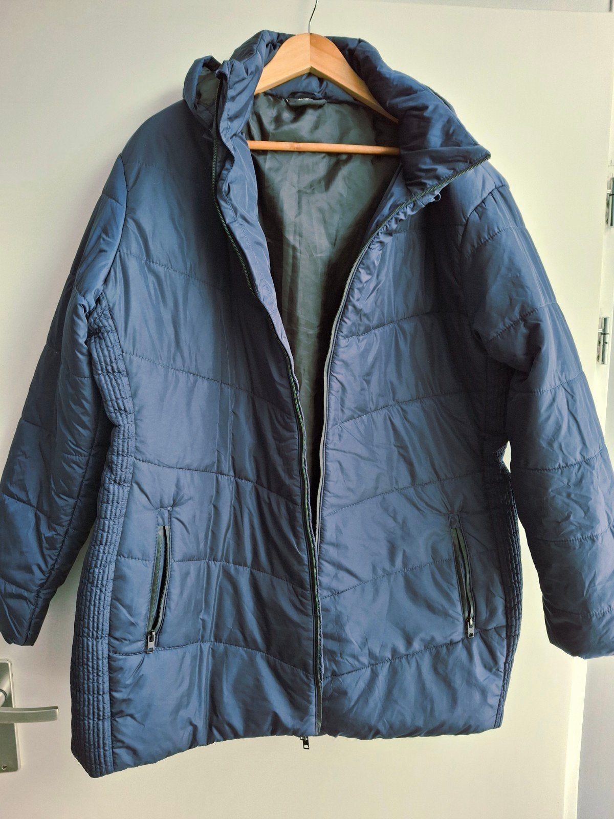 Winter jas., Kleding | Dames, Jassen | Winter, Blauw, Maat 46/48 (XL) of groter, Ophalen of Verzenden, Zo goed als nieuw