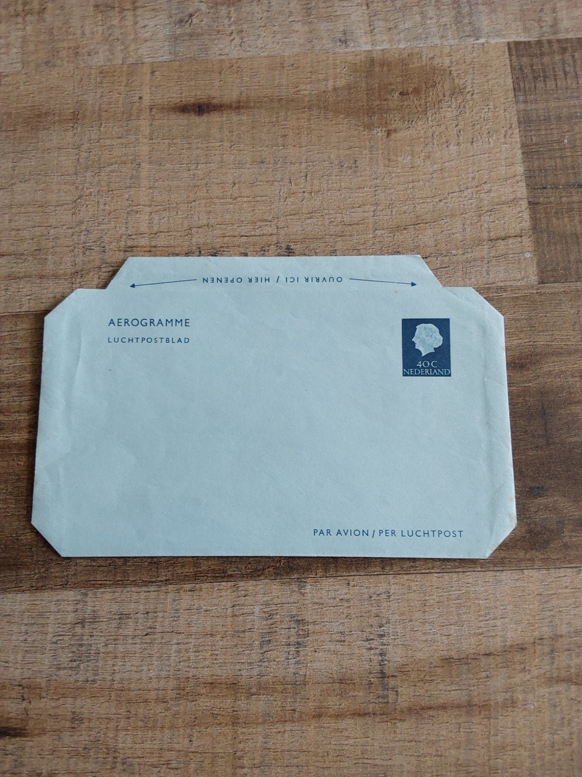 nvph Luchtpostblad/Aerogramme 40ct 1964, Ophalen of Verzenden