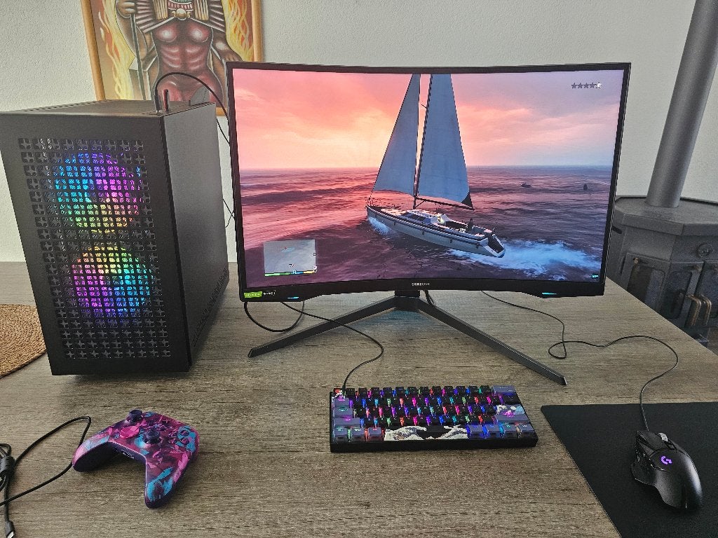 High-end 4K Gaming PC Setup | RTX 4070 SUPER |32GB | 2TB SSD, Asus, 32 GB, Virtual Reality, AMD Ryzen 5