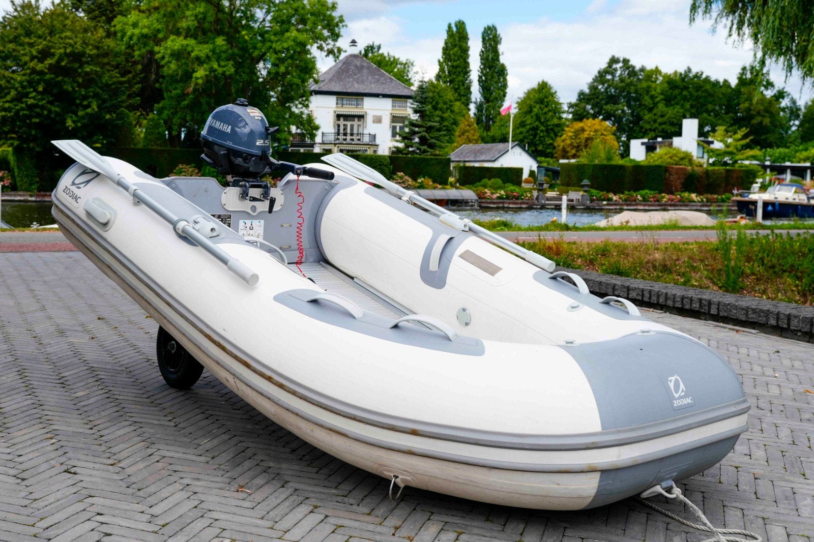 Zodiac cadet 270 alu RIB met 2.5 pk Yamaha buitenboordmotor, Ophalen