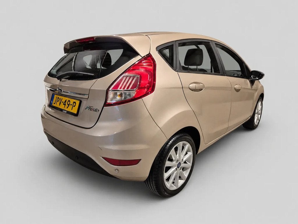 Ford Fiesta 1.0 Titanium - 5 drs - Climate Cont € 7.749,00, Voorwielaandrijving, Stof, 525 kg, Bruin