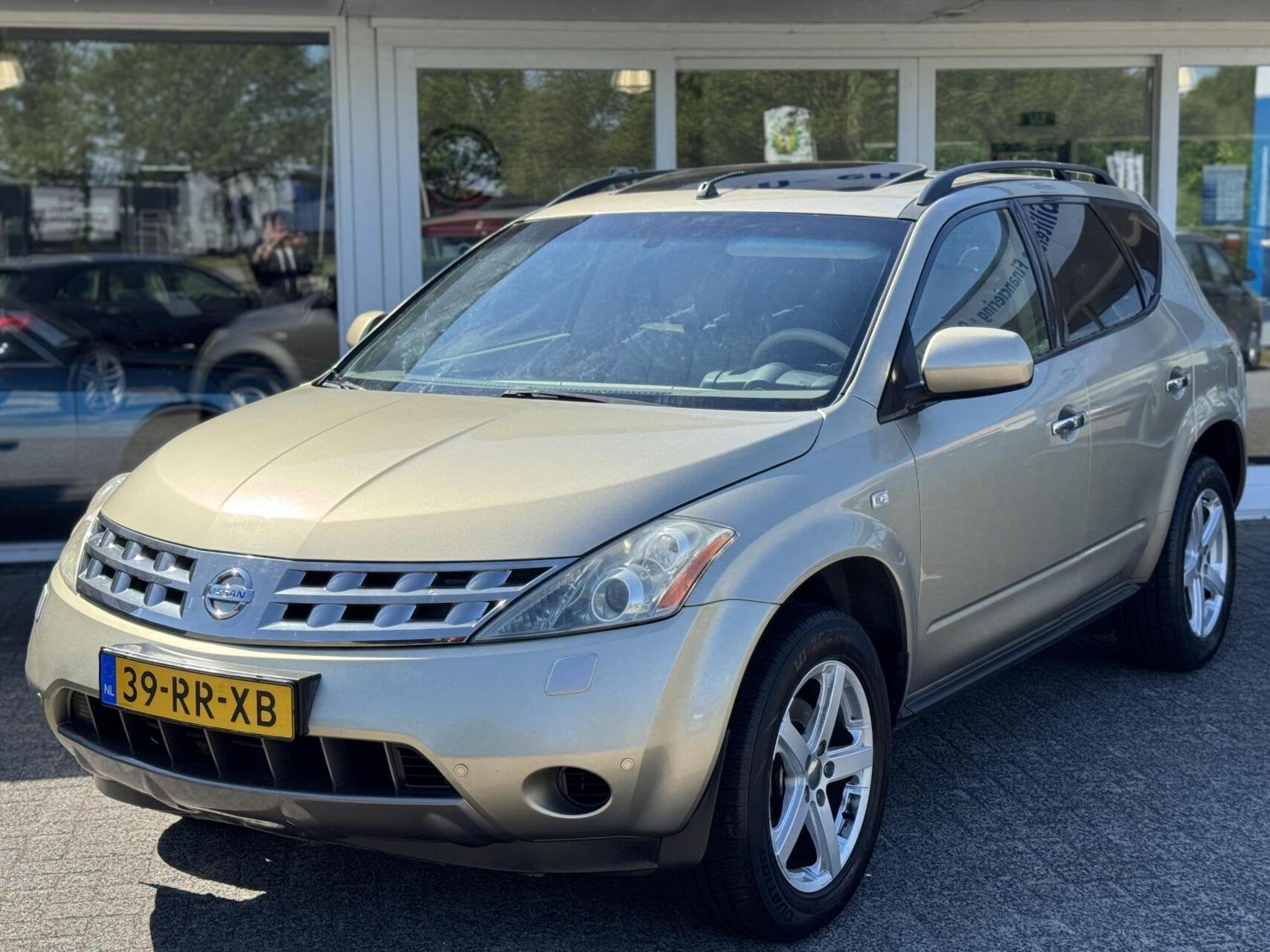 Nissan Murano 3.5 V6 234pk 4X4 Automaat,Leder,Xenon,Schuifda, Auto's, Automaat, Automatische klimaatregeling, Gebruikt, Beige
