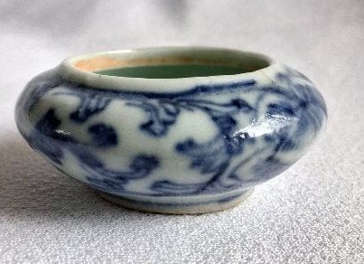 Chinees Qing dynastie zout of zalf potje, Ophalen of Verzenden