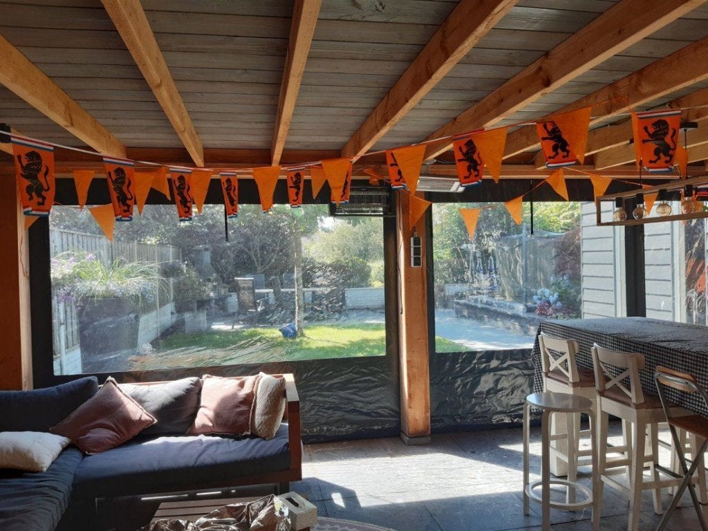 Verandazeil op maat - waterdicht en UV-bestendig, Tuin en Terras, Ophalen, Kunststof, Nieuw, 200 cm of meer