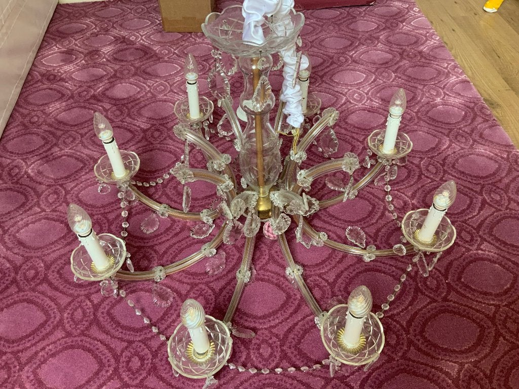 Kroonluchter kristal, Antiek en Kunst, Ophalen