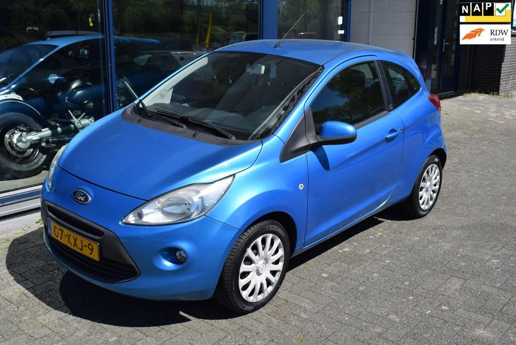 Ford Ka 1.2 Titanium, Auto's, Ford, Bedrijf, Te koop, Ka, ABS, Airbags, Airconditioning, Boordcomputer, Centrale vergrendeling
