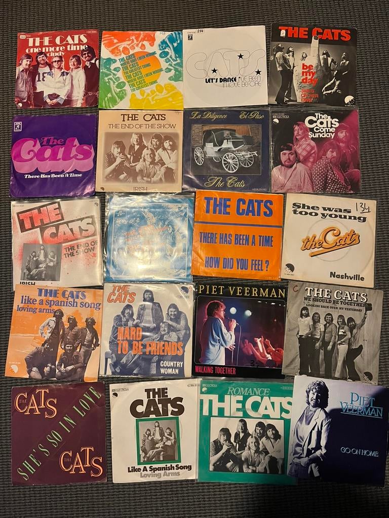 Cats-singles verzameling, Verzenden, Gebruikt, Pop