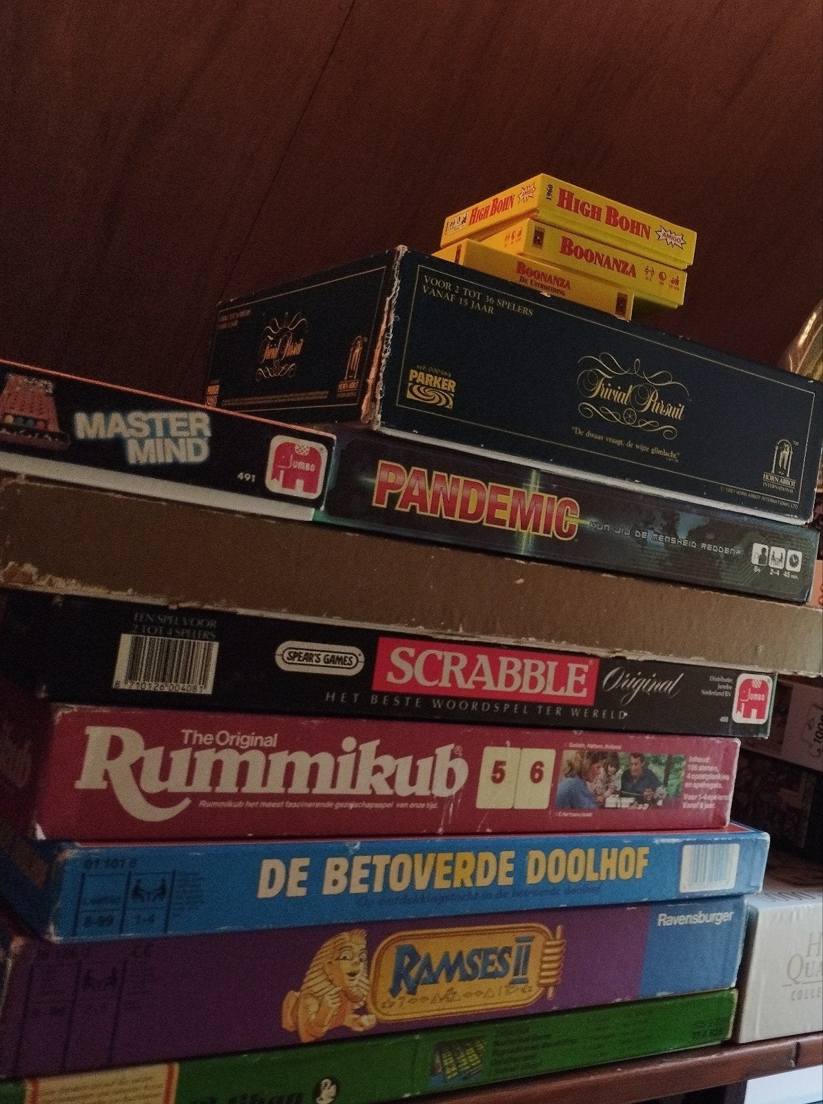 Diverse bordspellen: Mastermind, Scrabble, Rummikub, etc., Een of twee spelers, Ophalen, Gebruikt, Jumbo, Parker, Ravensburger, Spear's Games