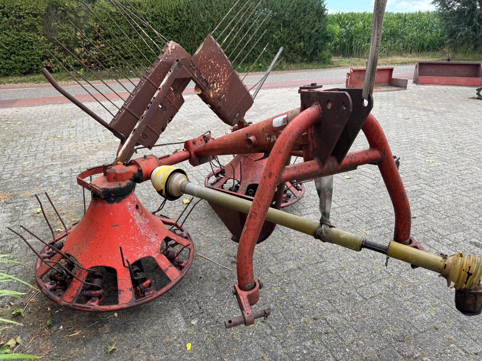 Grondbak weidesleep schudder hark machines voor tractor 🚜, Zakelijke goederen, Ophalen, Akkerbouw, Beregening en Drainage