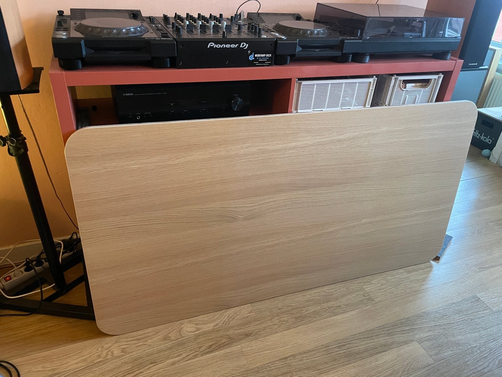 IKEA Bekant tafelblad 160x80 cm - Eikenfineer, Huis en Inrichting, Ophalen, Zo goed als nieuw