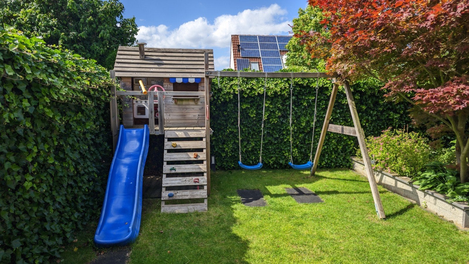 Wickey Smart Travel Houten Speelhuisje met schommels, Ophalen, Gebruikt, Schommel