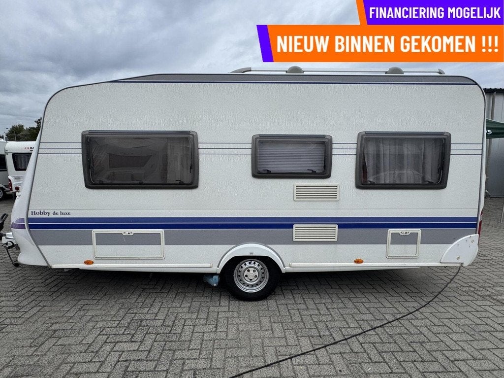 Hobby 460 UFE DE LUXE, FRANSBED, MOVER, FIETSENBDRAGERS, Caravans en Kamperen, Caravans, Rondzit, Hobby, Bedrijf, Luifel