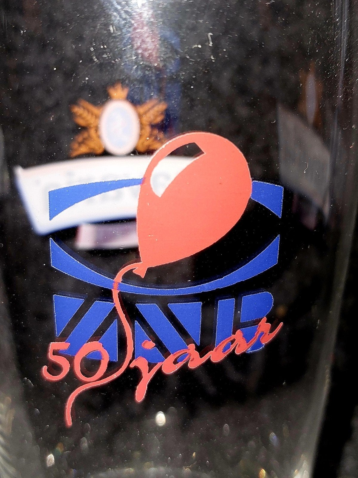 Bavaria bierglas 50 jaar ZNB dubbeldruk, Ophalen of Verzenden, Zo goed als nieuw