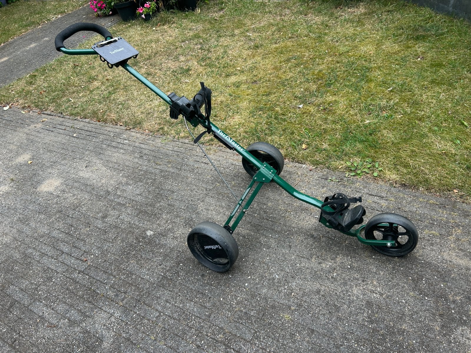 Turfmaster easy inklapbare golftrolley, Ophalen, Zo goed als nieuw, Golfkar