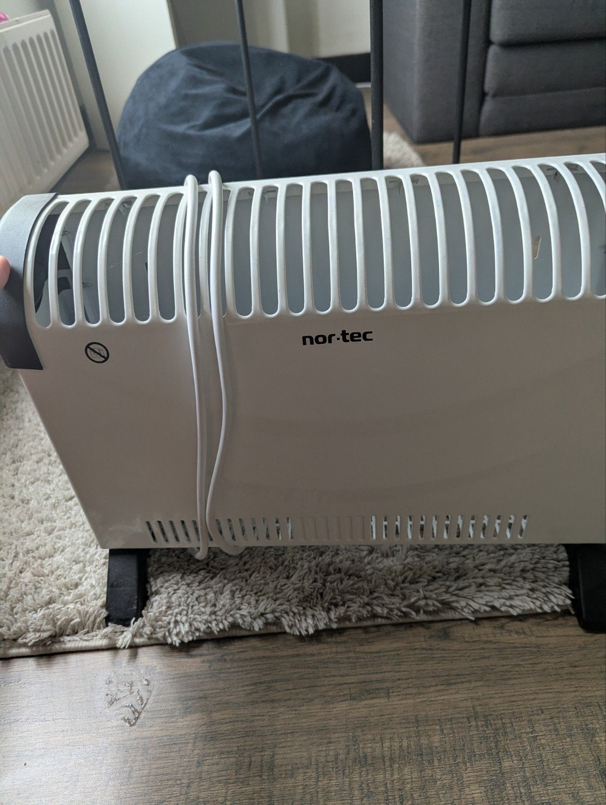 Nor-Tec elektrische kachel 2000W, Ophalen, Gebruikt, Minder dan 30 cm, Kachel