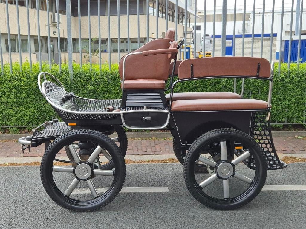 Recreatiewagen voor enkel- en tweespan, Dieren en Toebehoren, Rijtuigen en Koetsen, Gebruikt, Paard