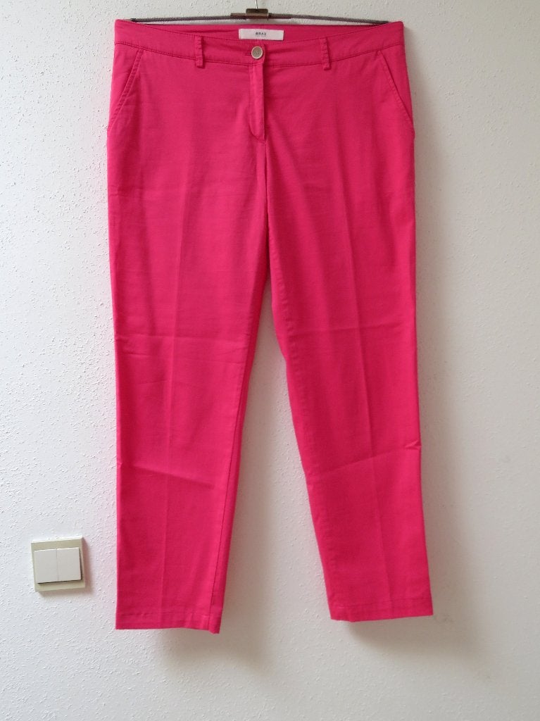 X15  BRAX MARON nieuwe kuit  broek roze maat 40, Maat 38/40 (M), Nieuw, Driekwart, Roze