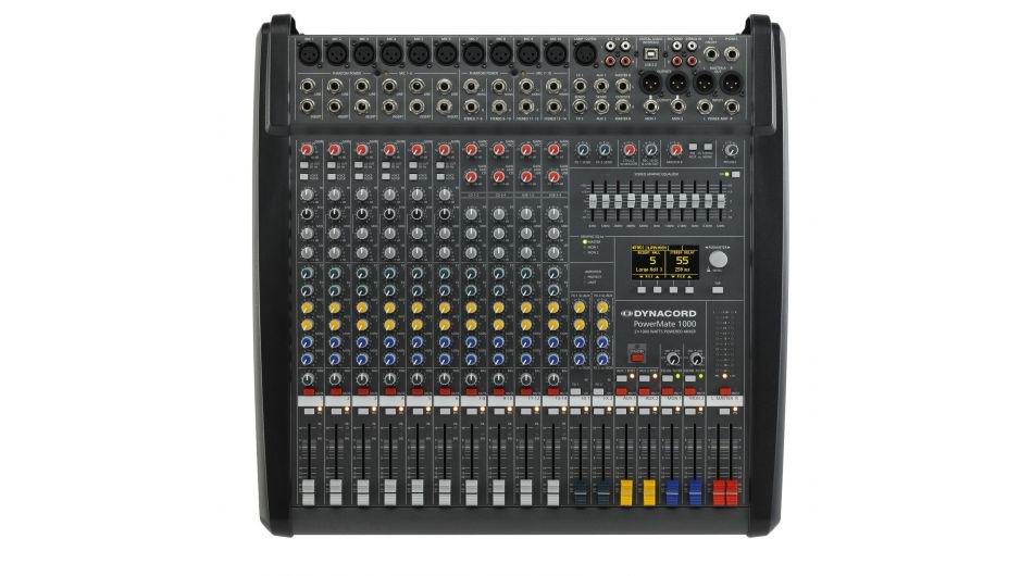 Dynacord Powermate 1000, Ophalen of Verzenden, Zo goed als nieuw, 10 tot 20 kanalen, Microfooningang