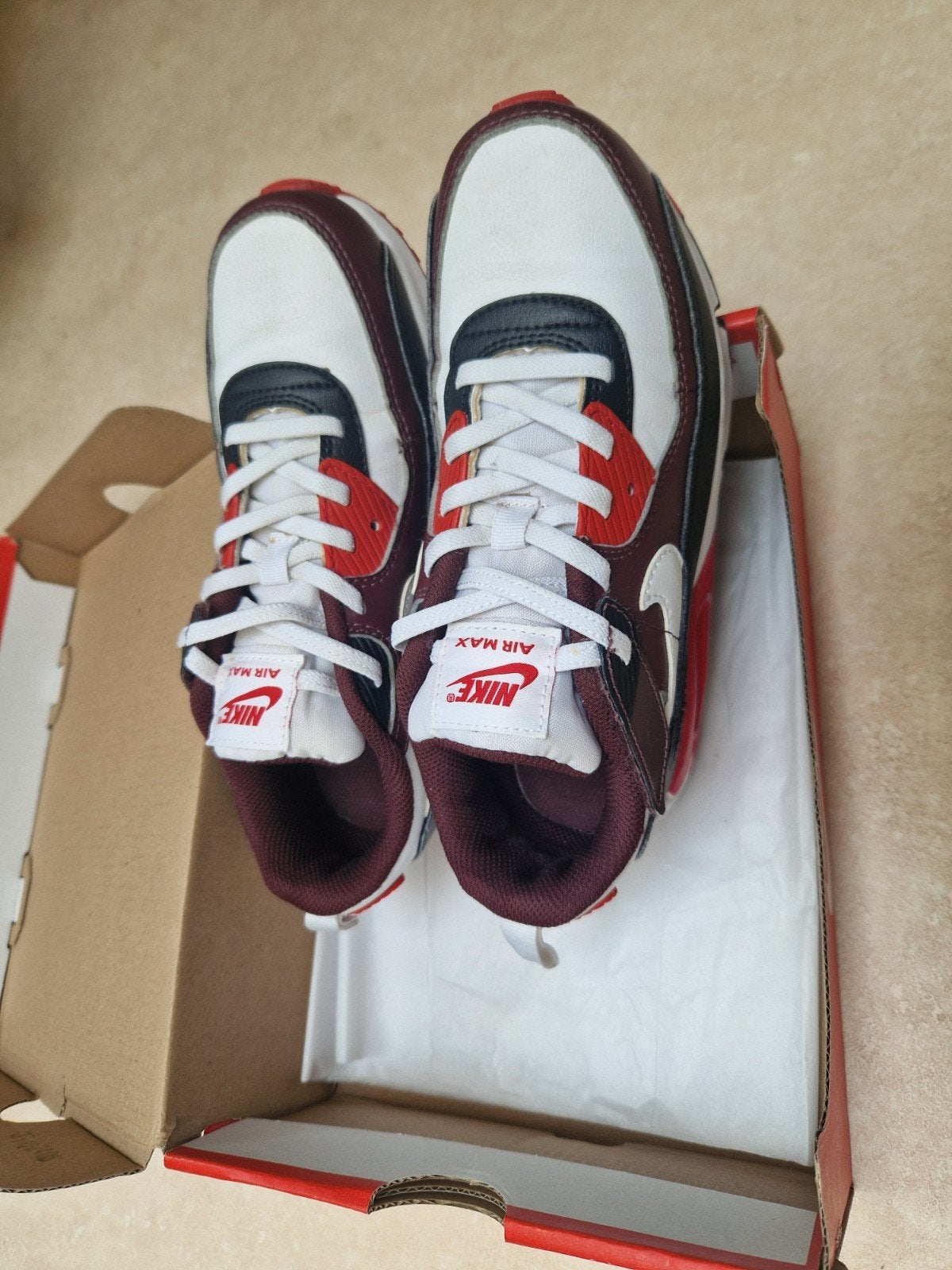 Nike Air Max 90 Sportschoenen - Maat 35, Ophalen of Verzenden, Zo goed als nieuw, Nike, Jongen of Meisje