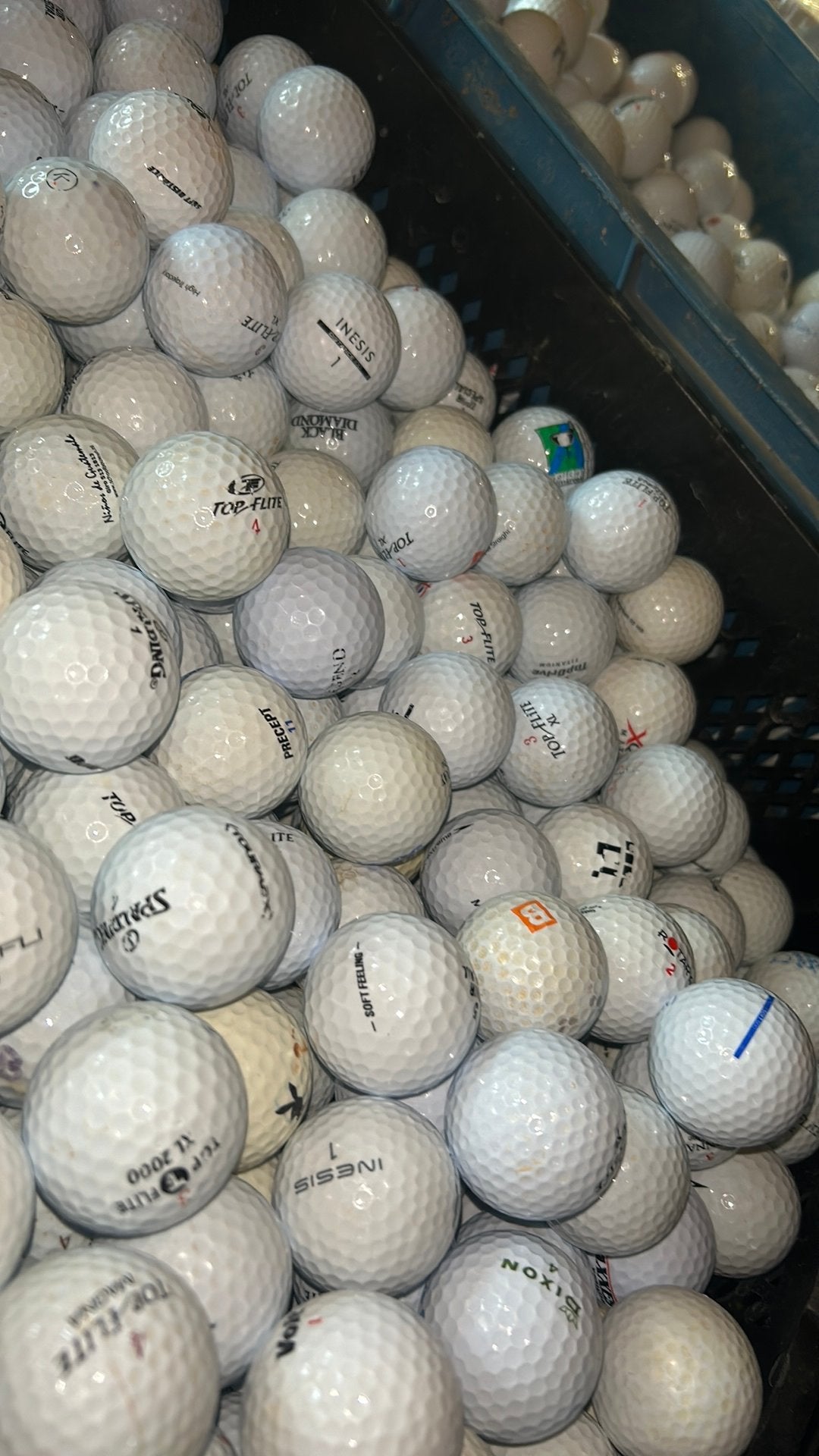 100 Stuks Goedkope Golfballen Mix, Ophalen of Verzenden, Zo goed als nieuw, Bal(len)