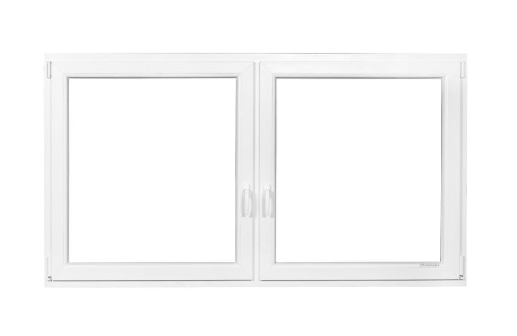Kunststof Kozijn Draaikiep Draaikiep  B200 H110cm Wit, Niet ingevuld, Kunststof, Raamkozijn, Niet ingevuld
