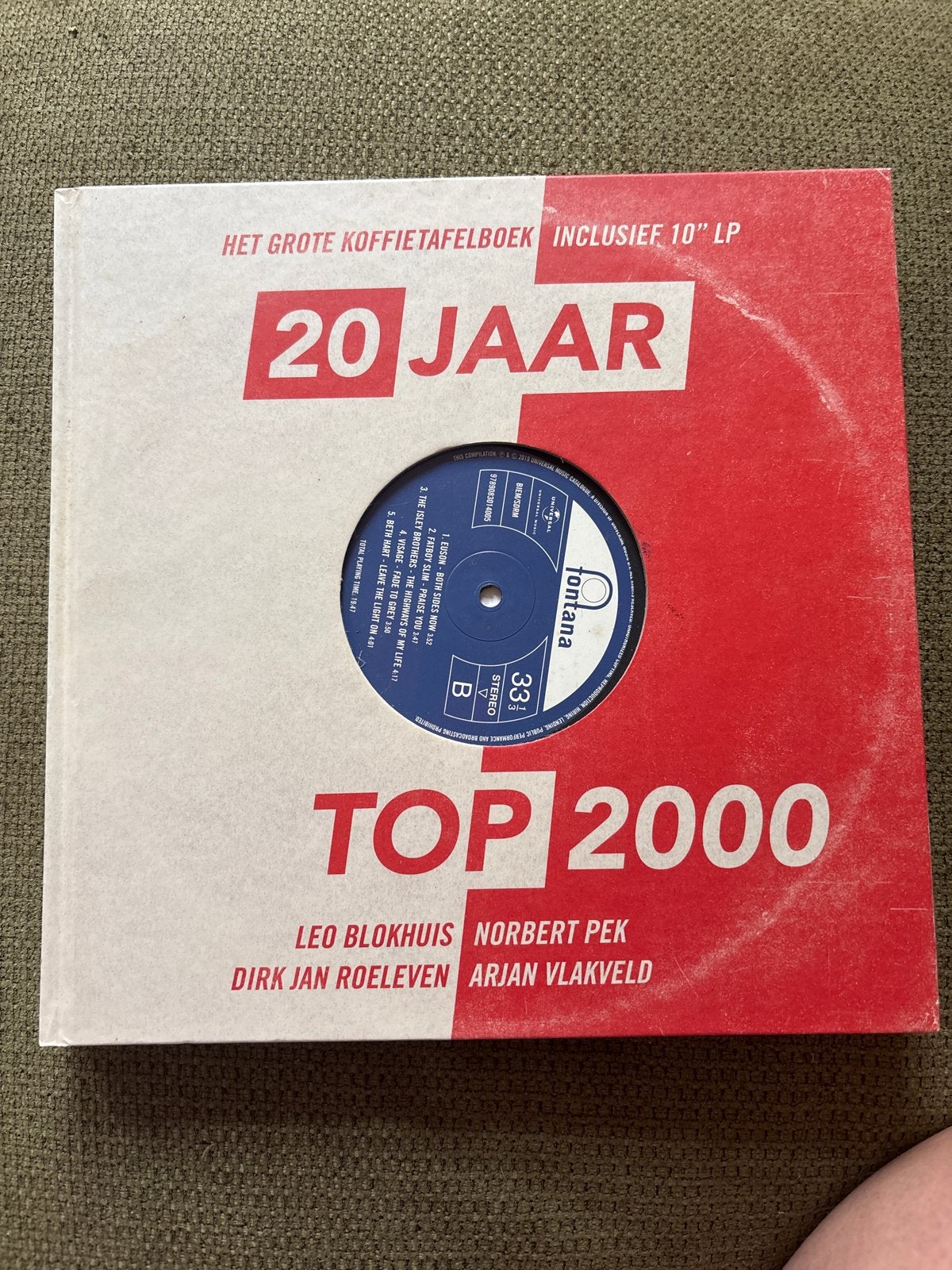Het Grote Koffietafelboek 20 Jaar Top 2000 - Inclusief 10" L, LP, 10 inch, Pop, Geseald