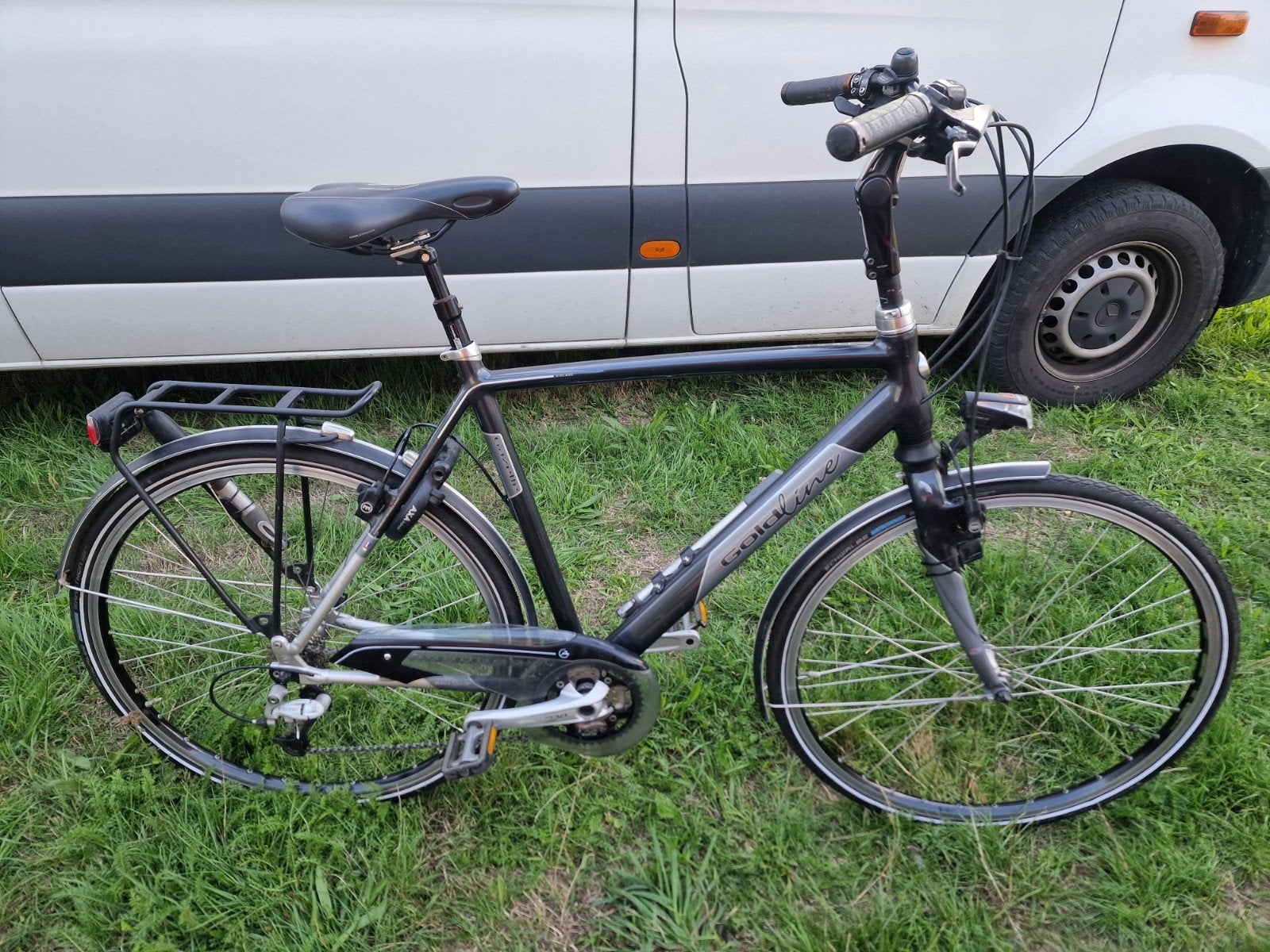 setje gazelle imola goldline 28" 57 cm staat in belgie!, Ophalen, Gebruikt, Velgrem, Versnellingen