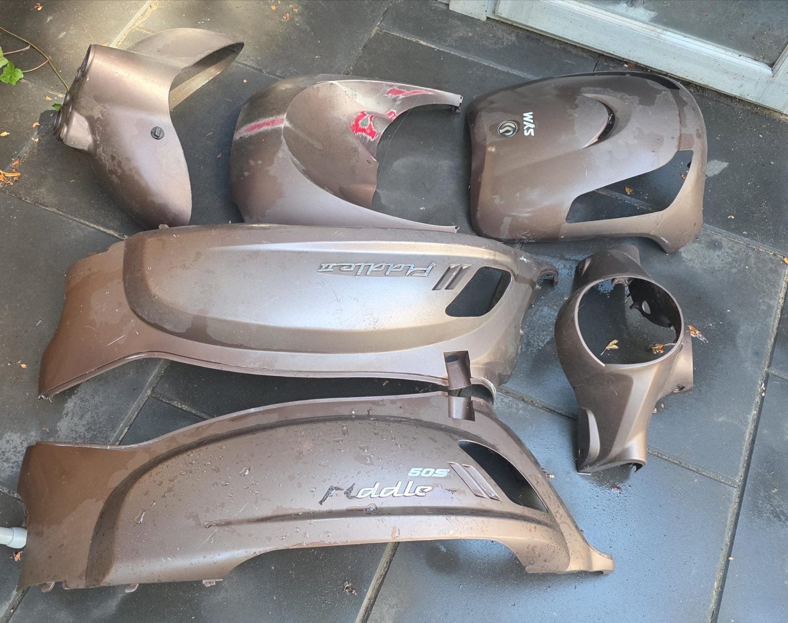 SYM Fiddle II Kappen Set - Gebruikt, Ophalen of Verzenden, Gebruikt, Kap, SYM