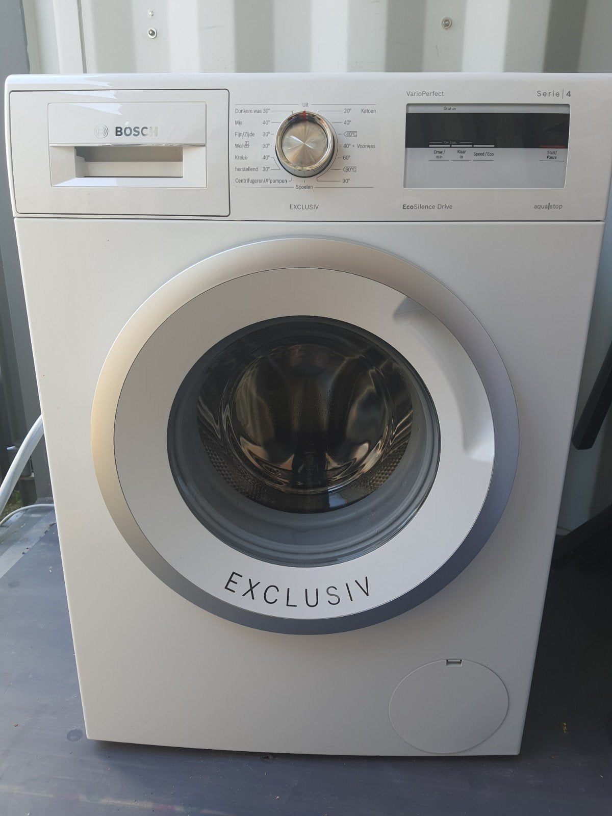 Bosch exclusiv serie 4 wasmachine, Ophalen, 1200 tot 1600 toeren, 85 tot 90 cm