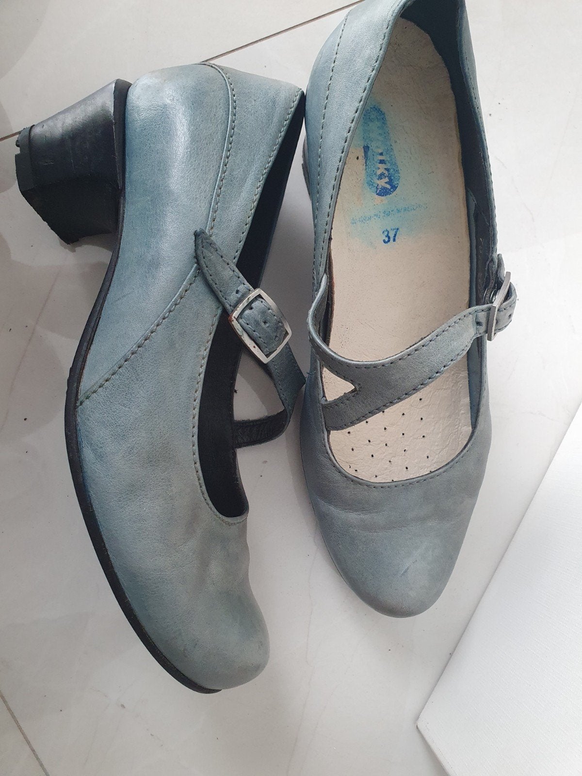 Wolky Mary Jane schoenen - Maat 37, Wolky, Ophalen of Verzenden, Blauw