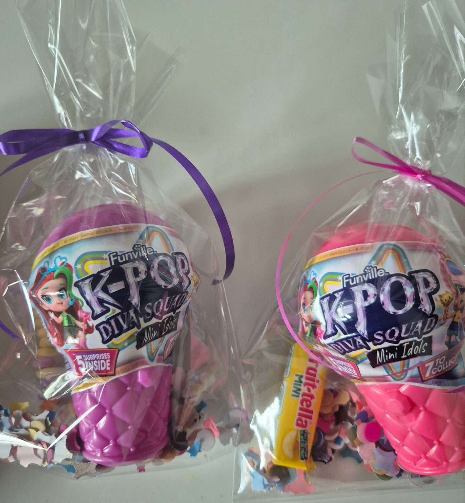 Traktatie k pop+ snoepje+confetti 1.25, Ophalen of Verzenden, Nieuw, Feestartikel, Verjaardag