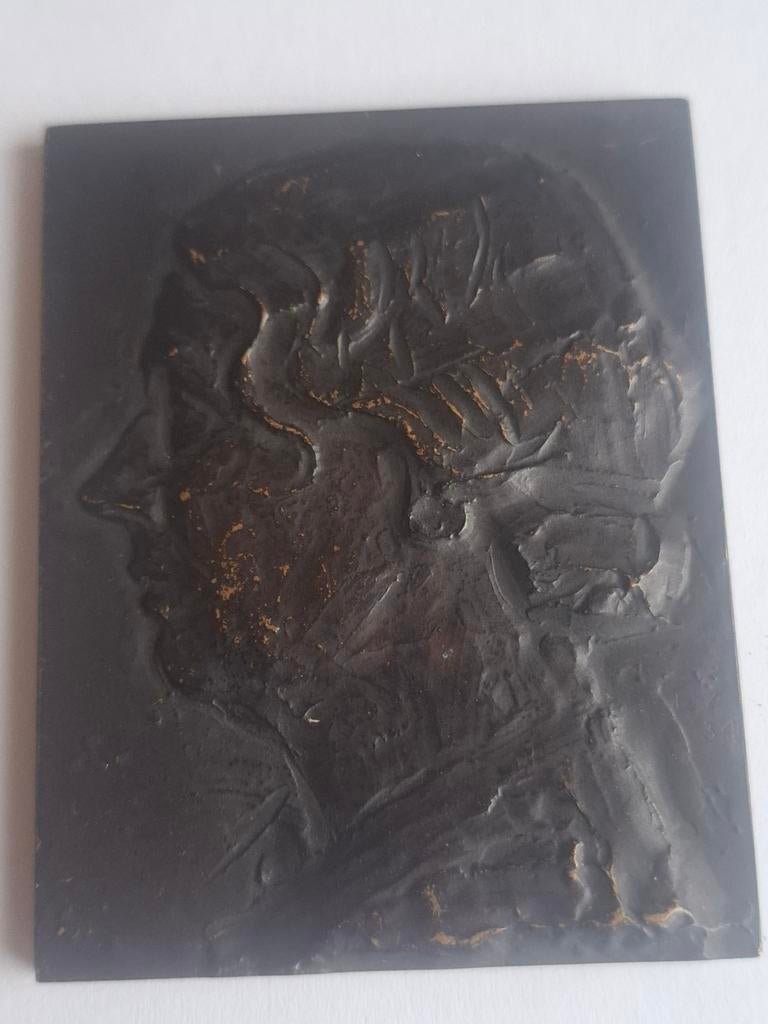 Bronzen penning Lambertus Zijl HK prinses Juliana, Ophalen of Verzenden, Brons