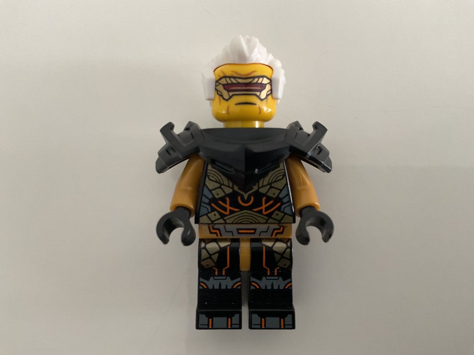 LEGO Ninjago - minifiguur - njo0821 - Rapton - Shoulder pads, Lego, Ophalen of Verzenden, Zo goed als nieuw, Minifiguur