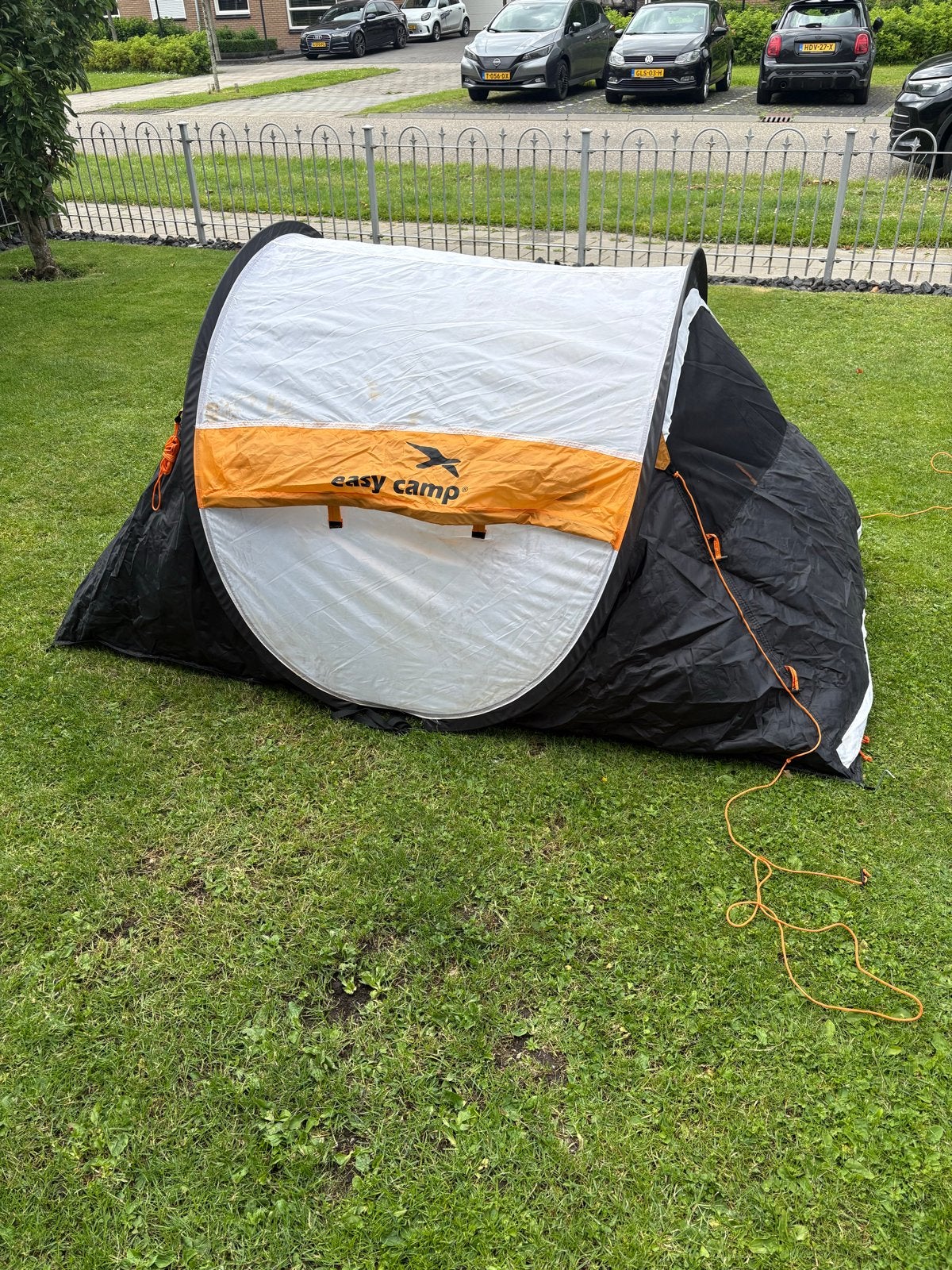Easy Camp Festival Tentje - Snel op te zetten!, Caravans en Kamperen, Ophalen of Verzenden, Gebruikt, Tot en met 2