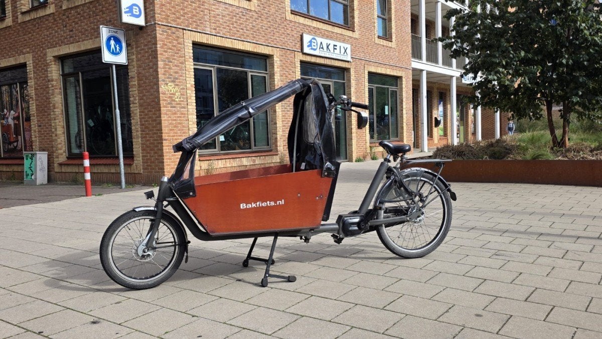 :HERFST-ACTIE: Bakfiets-NL lang - bakfiets 504Wh 8, Fietsen en Brommers, Gebruikt, -, -, Elektrisch
